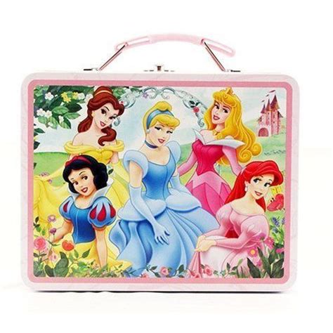 disney princess lunch box metal 2004|Disney Princesses Vintage Metal Lunch Box By Thermos .